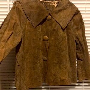 Women’s Suede / Leather Swing Jacket